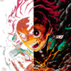 demon slayer Demon Slayer *Descarga de impresión semitonos para negros*
